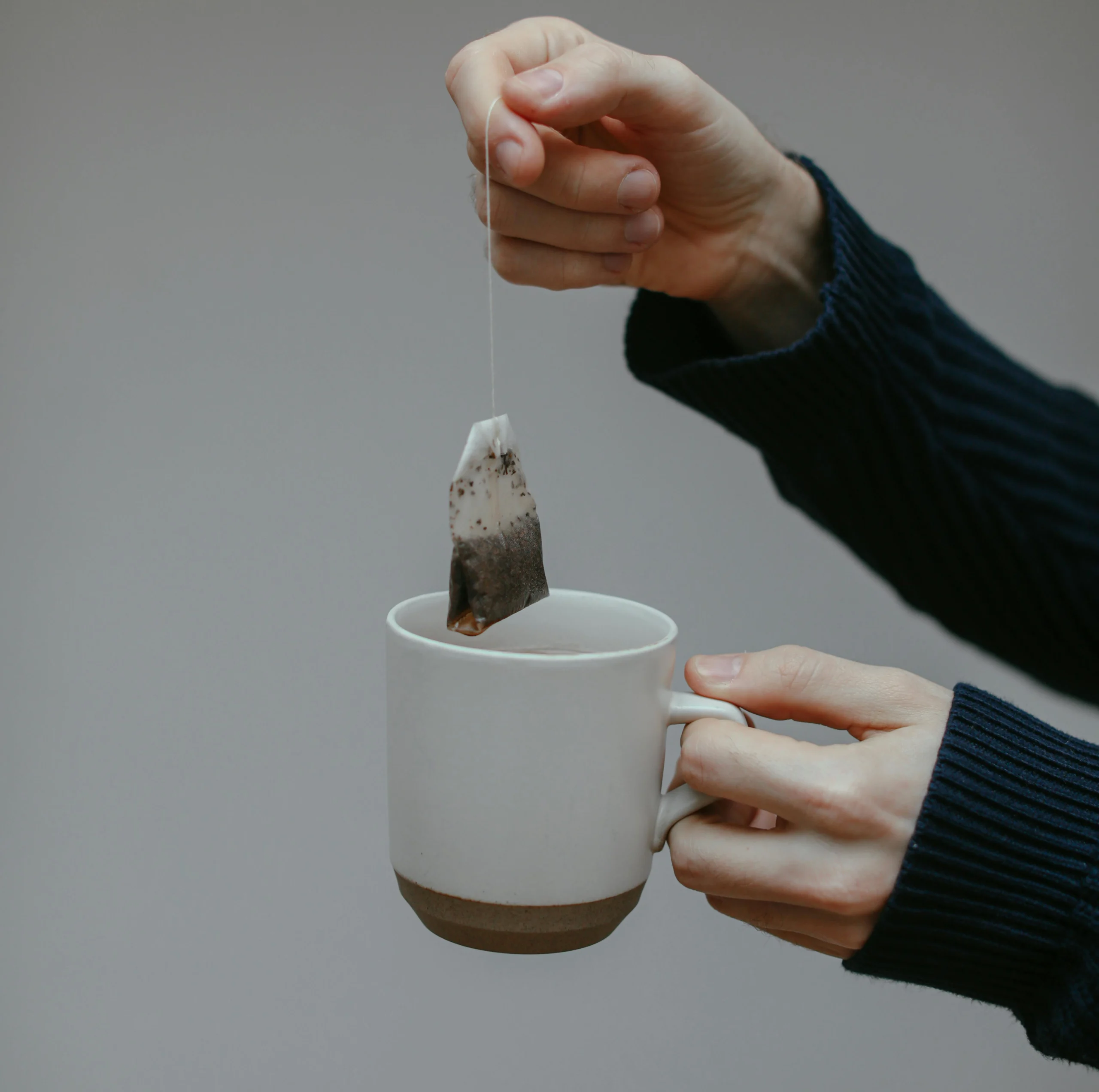 Cup of tea and tea bag