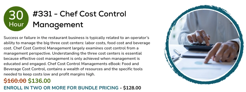 ##331 - Chef Cost Control Management