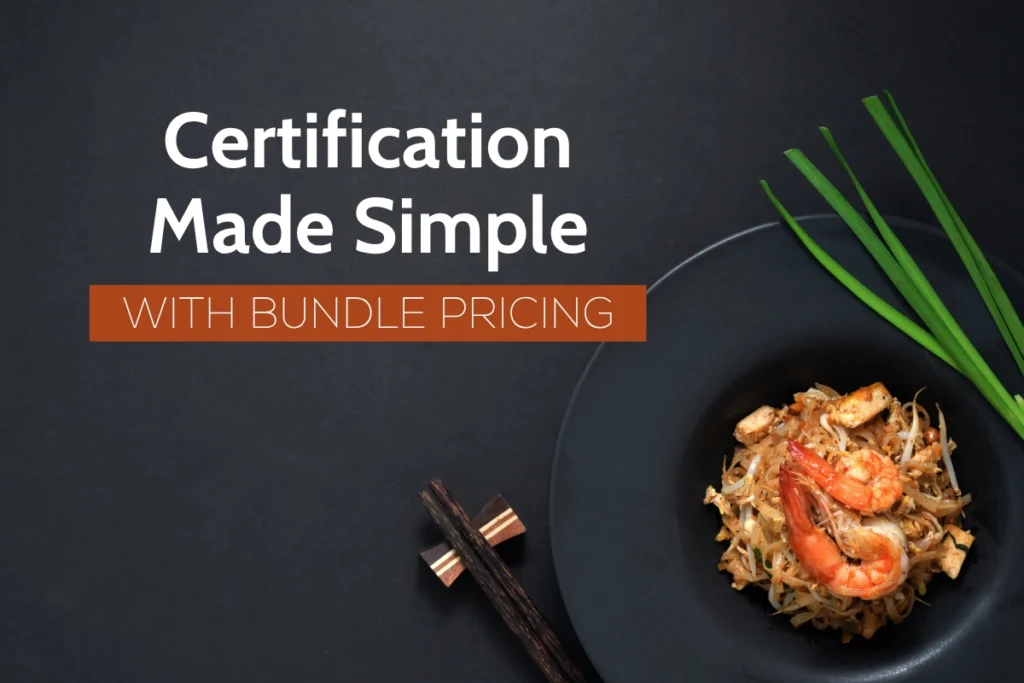 Certification Made Simple with bundle pricing